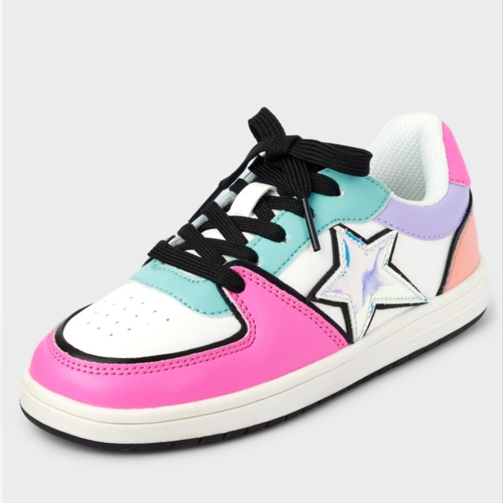 The Children's Place Girls Colorblock Low Top Sneakers - multi